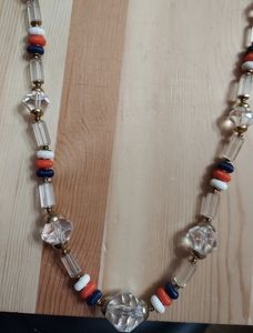 Authentic Lanvin Paris Lucite Necklace